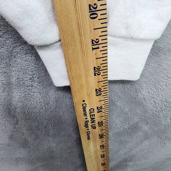 VTG Morning Sun Sweatshirt Womens XL White Pastel Butterfly Metal Embellishments - Picture 12 of 14